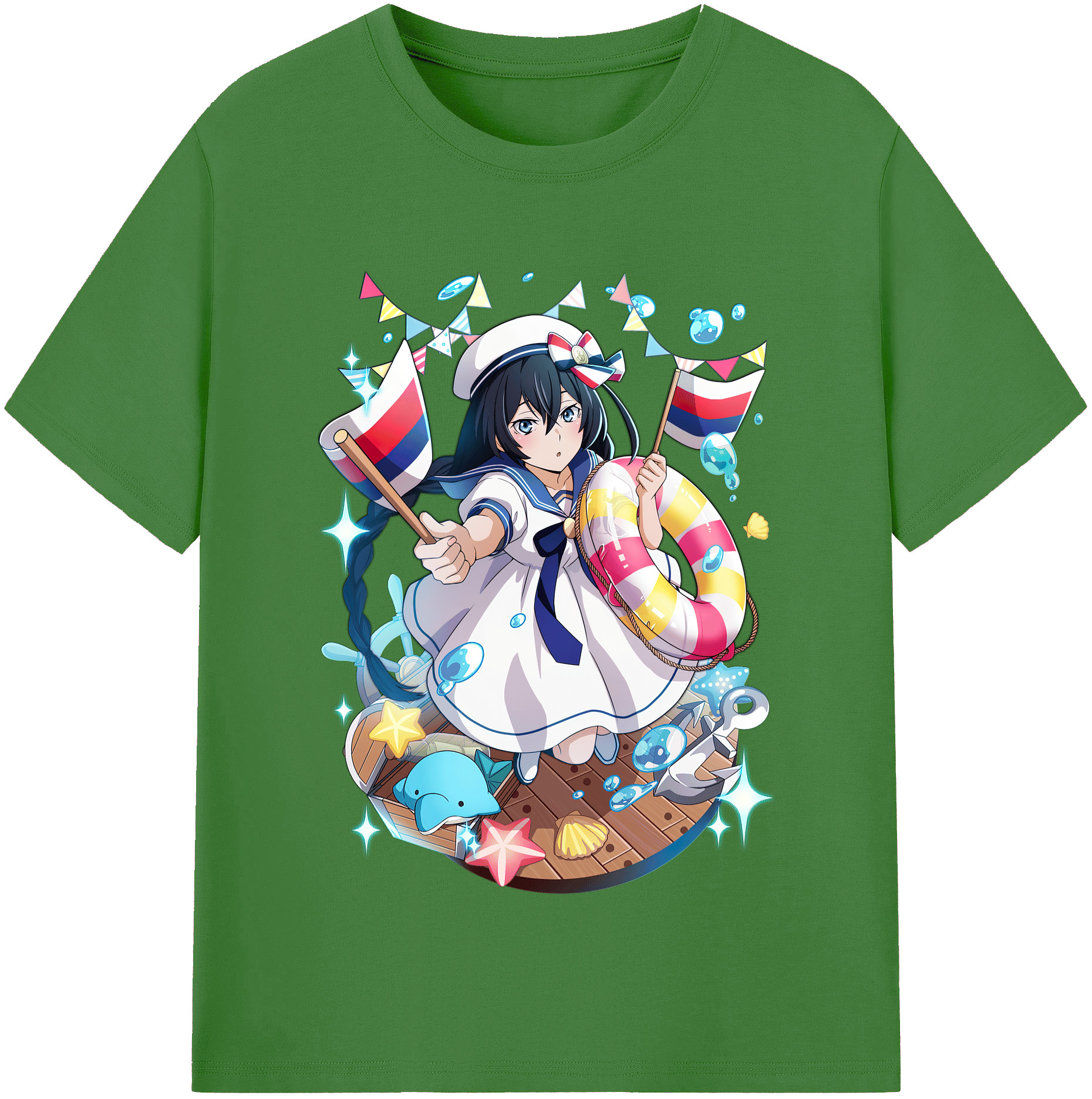 （画像用） 文豪ストレイドッグス Bungo Stray Dogs レディースカジュアルプリントTシャツ（綿100％）